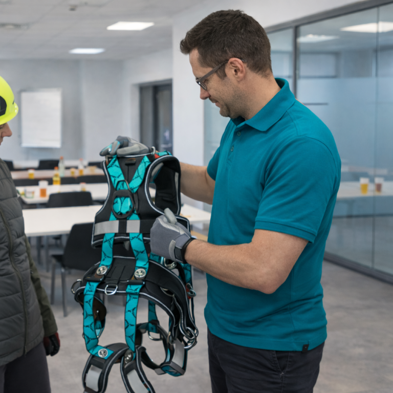 PSA gegen Absturz Schulung Sicherheitsausrüstung richtig anwenden