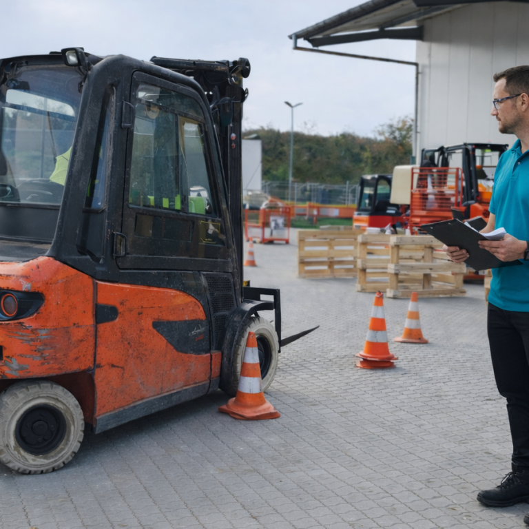 Stapler Training mit Fahrübungen für sichere Bedienung im Arbeitsalltag